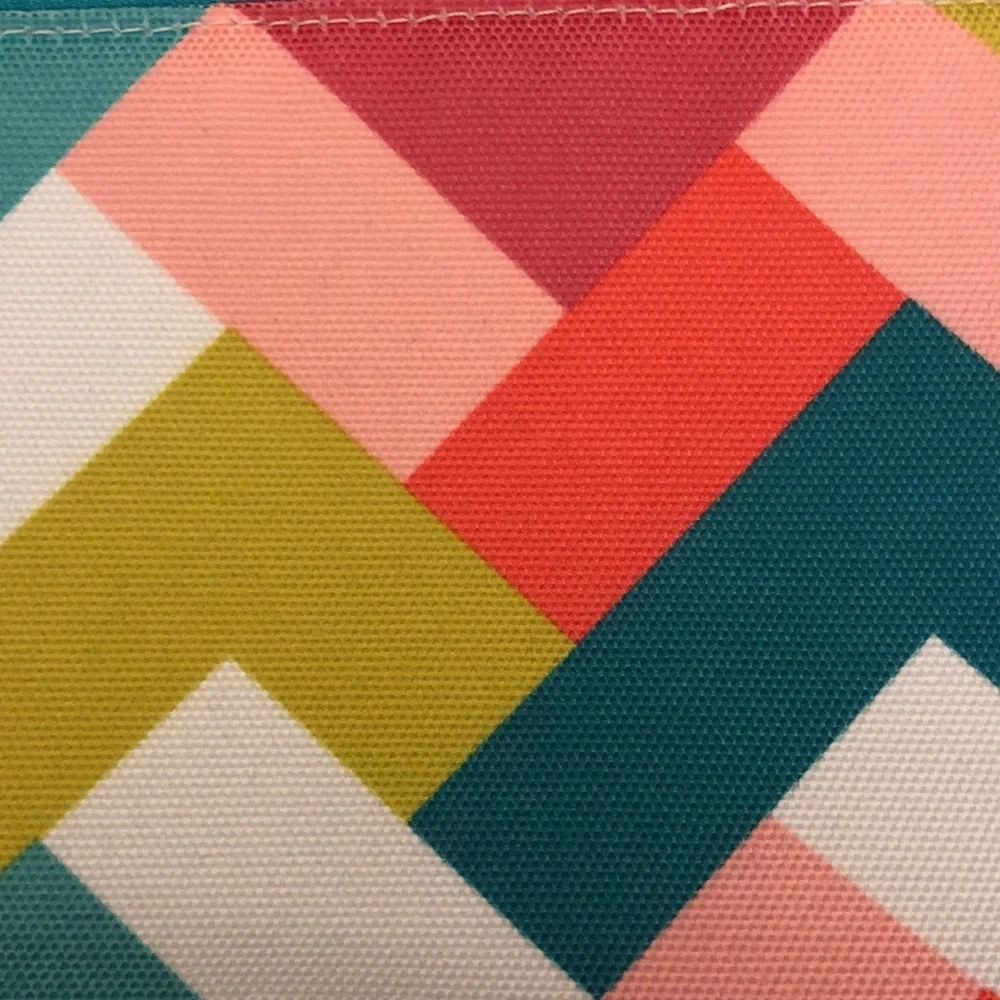 Clinique Makeup Bag Chevron NWOT #2